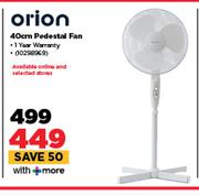Orion 40cm Pedestal Fan