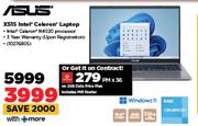 Asus X515 Intel Celeron Laptop-On 2GB Data Price Plan