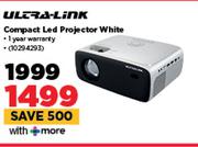Ultra Link Compact LED Projector White