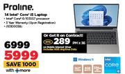 Proline 14 Intel Core i5 Laptop-On Mobile Internet Silver