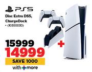 PS5 Disc Extra DS5, Charge Dock