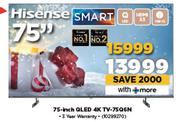 Hisense 75" QLED 4K TV-75Q6N