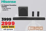 Hisense 5.1 Channel Soundbar HS5100