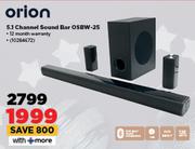 Orion 5.1 Channel Sound Bar OSBW-25
