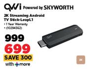 Skyworth 2K Streaming Android TV Stick-LeapL1