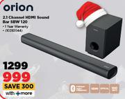Orion 2.1 Channel HDMI Sound Bar SBW120
