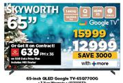 Skyworth 65" QLED Google TV 64Q7700G