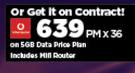 TCL 75" QLED Google TV 75C655-On 5GB Data Price Plan
