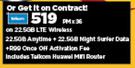 TCL 55" Mini LED 4K Google TV 55C755-On 22.5GB LTE Wireless