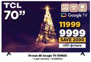 TCL 70" 4K Google TV 70P655
