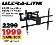 Ultra Link 42-120" Ultra Strong TV Mount 10296582