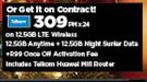 JVC 43" Smart LED TV LT43N5858/C-On 12.5GB LTE Wireless