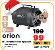 Orion BT71 Portable BT Speaker