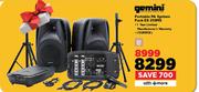 Gemini Portable PA System Pack ES 210MX