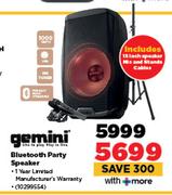 Gemini Bluetooth Party Speaker