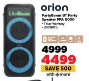 Orion Party Boom BT Party Speaker PPA 5000