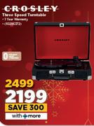 Crosley Three Speed Turntable