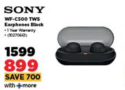 Sony WF-C500 TWS Earphones Black