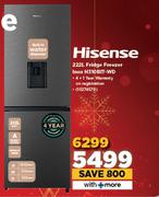 Hisense 222L Fridge Freezer Inox H310BIT-WD
