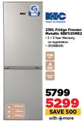 KIC 239Ltr Fridge Freezer Metallic KBF525ME2