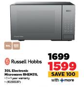 Russell Hobbs 30Ltr Electronic Microwave RHEM31L