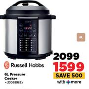 Russell Hobbs 6Ltr Pressure Cooker 10068966