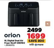Orion 9Ltr Digital Dual Air Fryer OLAF-0901D2 10292072