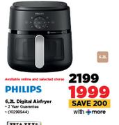 Philips 6.2Ltr Digital Air Fryer 10298944