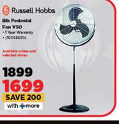 Russell Hobbs Blk Pedestal Fan V50 10058520