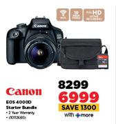 Canon EOS 4000D Starter Bundle