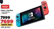 Nintendo Switch -Red/Blue 10121005
