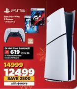 PS5 Slim Disc With 2 Games 10300053-On 5GB Data Price Plan 