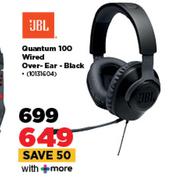 JBL Quantum 100 Wired Over-Ear-Black 10131604