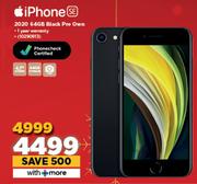 Apple iPhone SE 2020 64GB Black Pre Owned