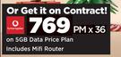 Toshiba 85" 4K Smart UHD TV 85C350MN-On 5GB Data Price Plan