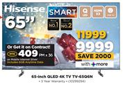Hisense 65" QLED 4K TV TV-65Q6N