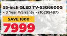 Skyworth 55-Inch QLED TV-55Q6600G