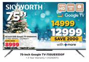 Skyworth 75-Inch Google TV-75SUE9350F