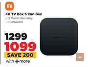 MI 4K TV Box S 2nd Gen 10290470