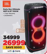 JBL Party Box Ultimate WiFi & BT 1100W 10294447