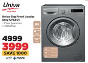 Univa 6Kg Front Loader (Grey) UFL601