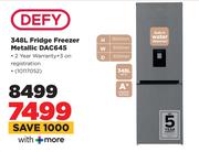 Defy 348Ltr Fridge Freezer (Metallic) DAC645