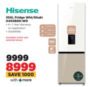Hisense 350Ltr Fridge (Wht/Khaki) H450BDK-WD
