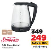 Sunbeam 1.8Ltr Glass Kettle 10299877