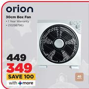Orion 30cm Box Fan 10298796
