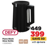 Defy Piano Black Glow Kettle 10301401