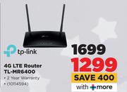 TP-Link 4G LTE Router TL-MR6400
