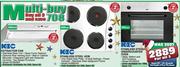KIC Extractor Fan+Stainless Steel Hob+Stainless Steel Undercounter Oven