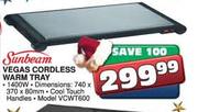  Sunbeam Vegas Cordless Warm Tray