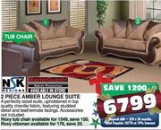 2 Piece Amber Lounge Suite